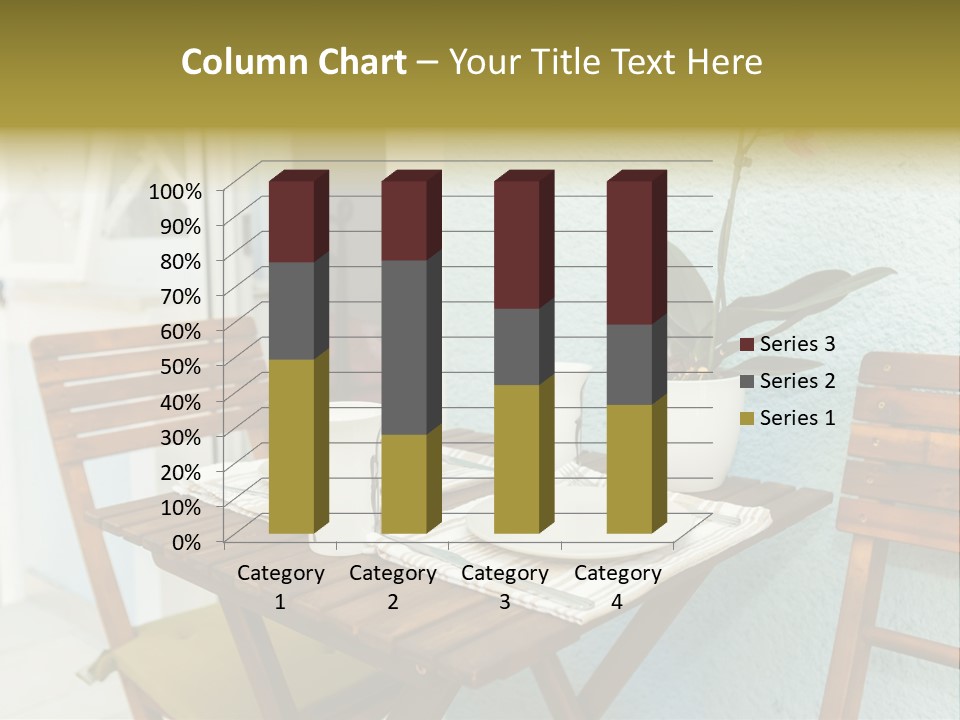 Table On The Balcony PowerPoint Template