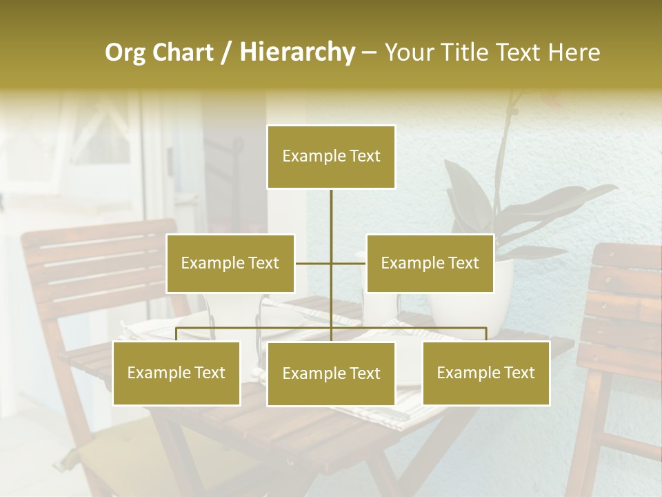 Table On The Balcony PowerPoint Template