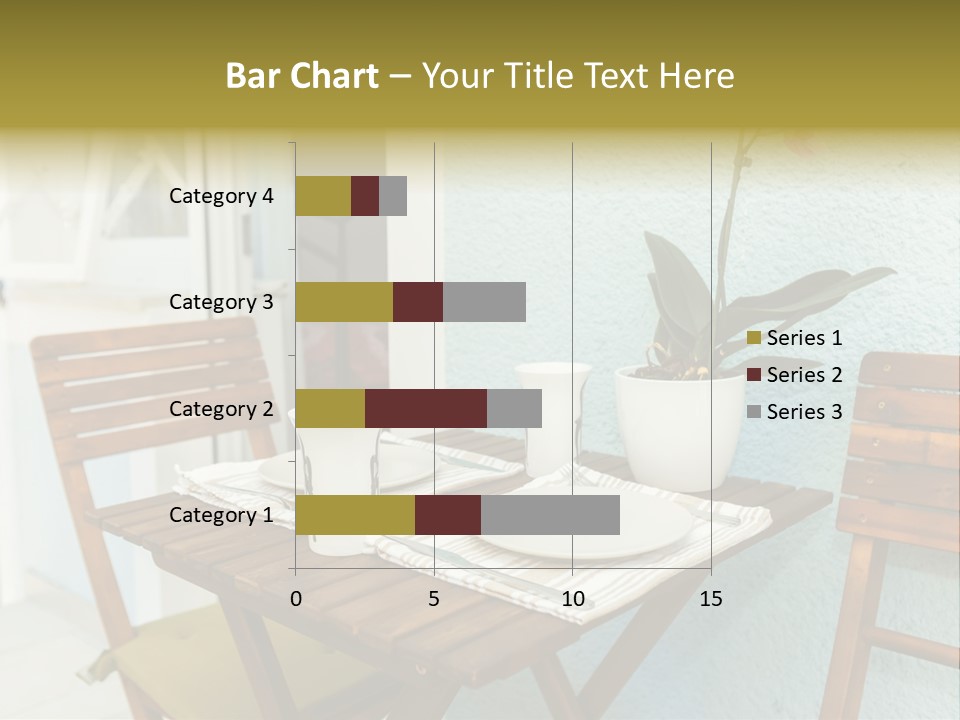 Table On The Balcony PowerPoint Template