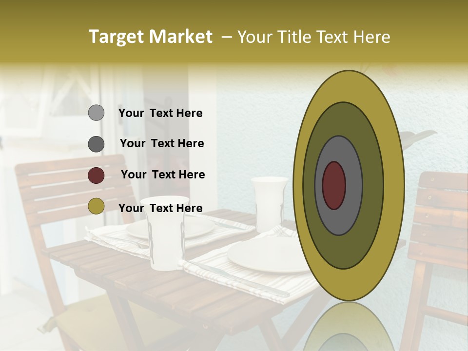 Table On The Balcony PowerPoint Template