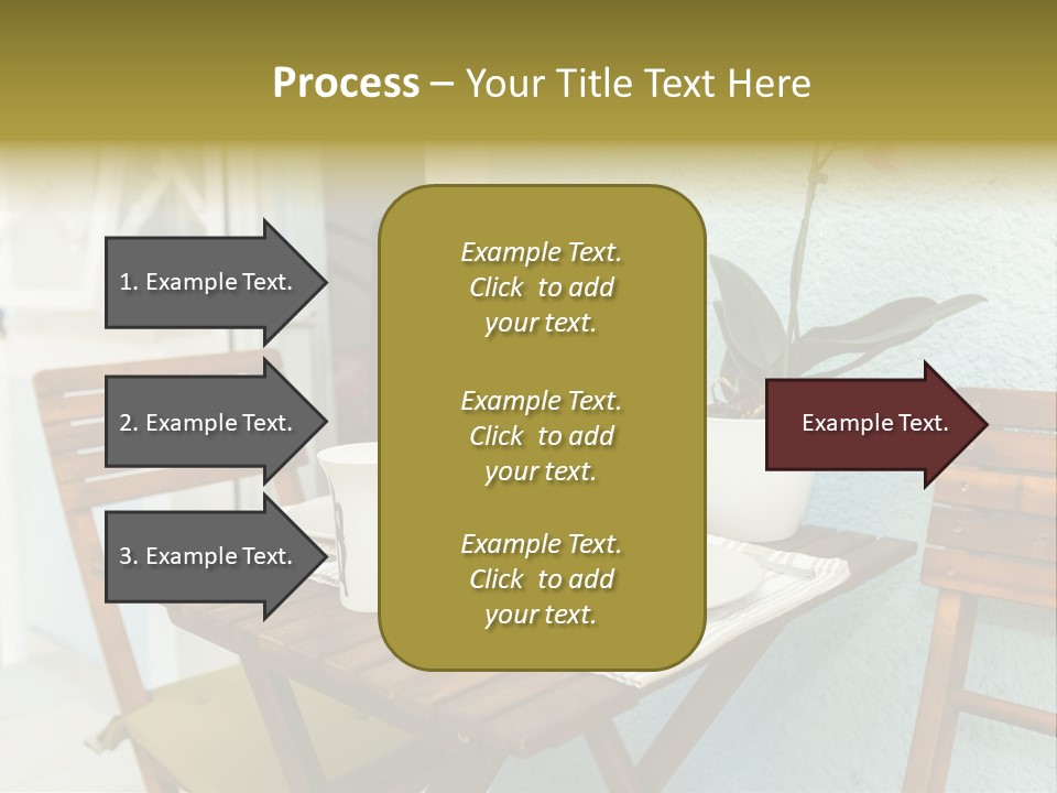 Table On The Balcony PowerPoint Template