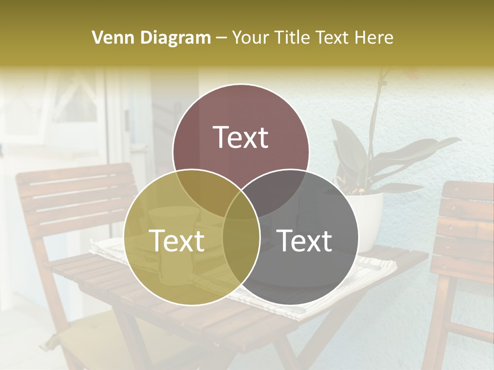 Table On The Balcony PowerPoint Template