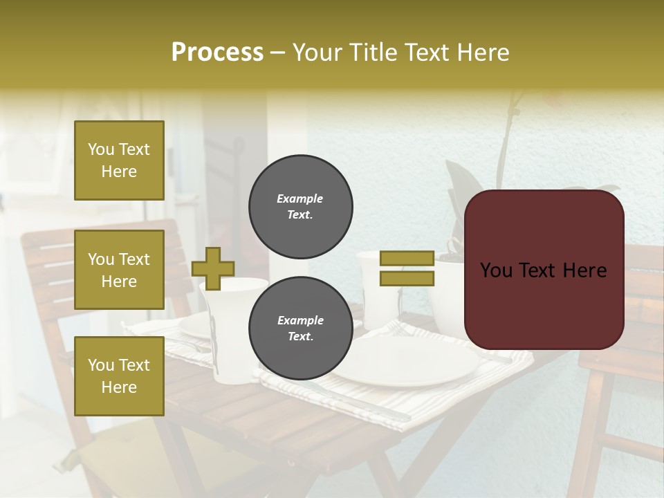 Table On The Balcony PowerPoint Template
