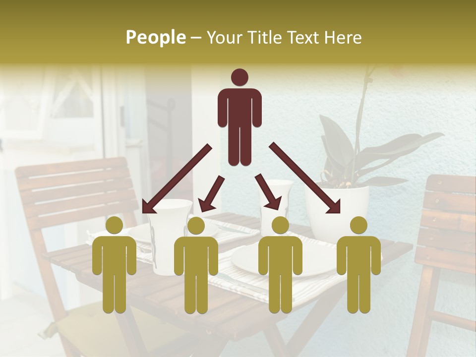 Table On The Balcony PowerPoint Template