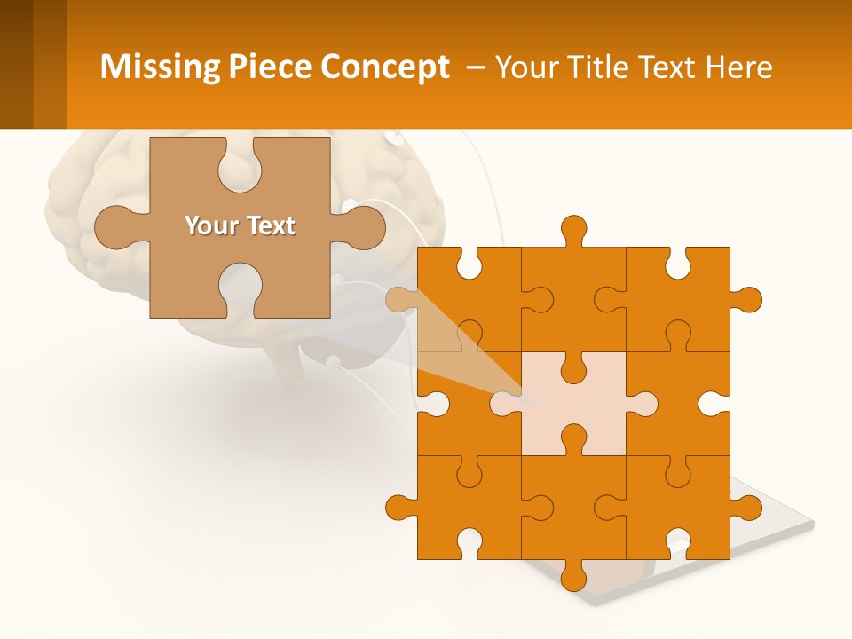 Connecting A Computer To The Brain PowerPoint Template