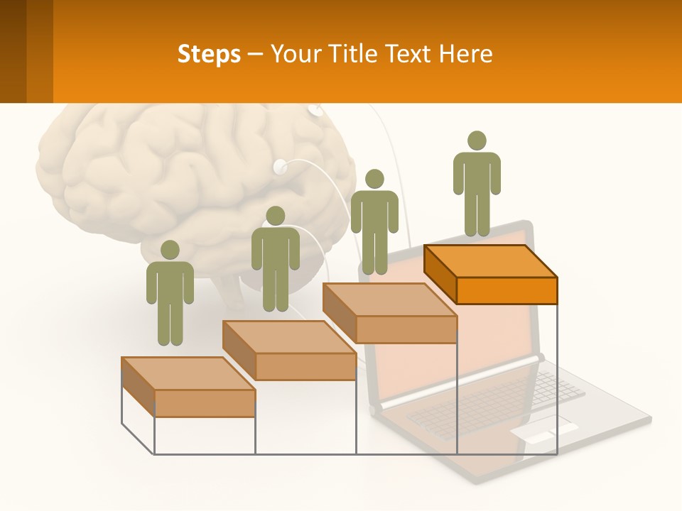 Connecting A Computer To The Brain PowerPoint Template