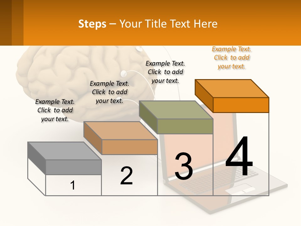 Connecting A Computer To The Brain PowerPoint Template