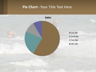 Surfing With A Parachute PowerPoint Template