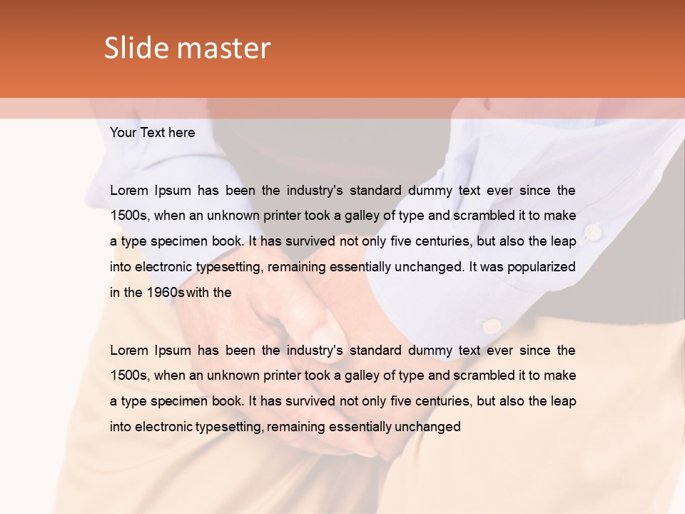 Men's Problems PowerPoint Template