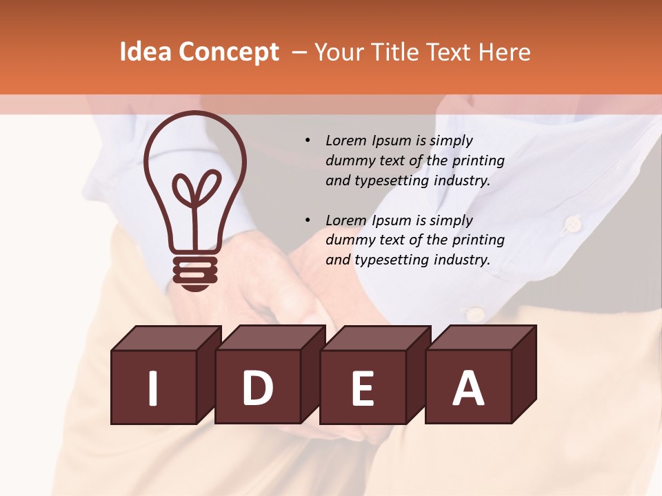 Men's Problems PowerPoint Template