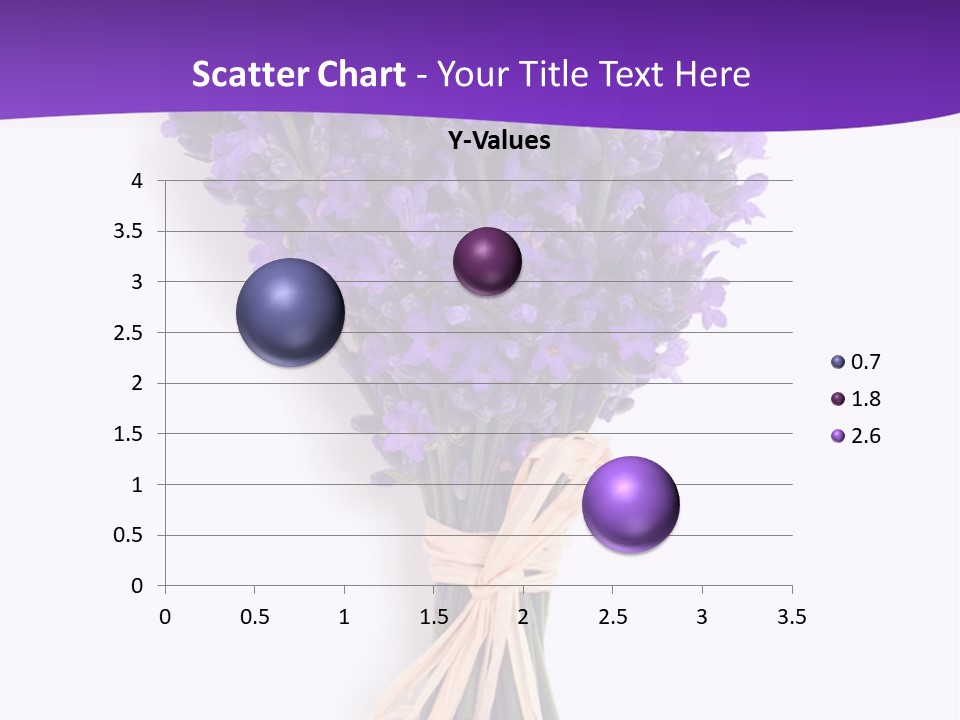 A Bouquet Of Lavender PowerPoint Template