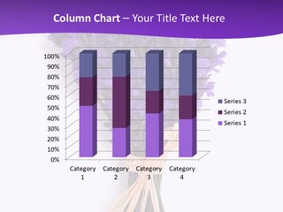 A Bouquet Of Lavender PowerPoint Template