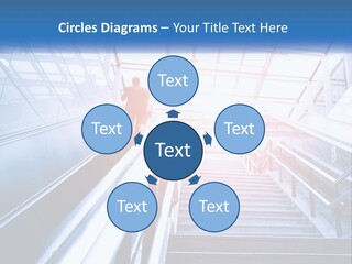 Climb The Escalator PowerPoint Template