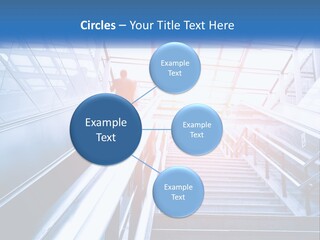 Climb The Escalator PowerPoint Template