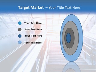 Climb The Escalator PowerPoint Template