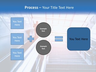 Climb The Escalator PowerPoint Template