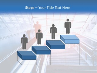 Climb The Escalator PowerPoint Template