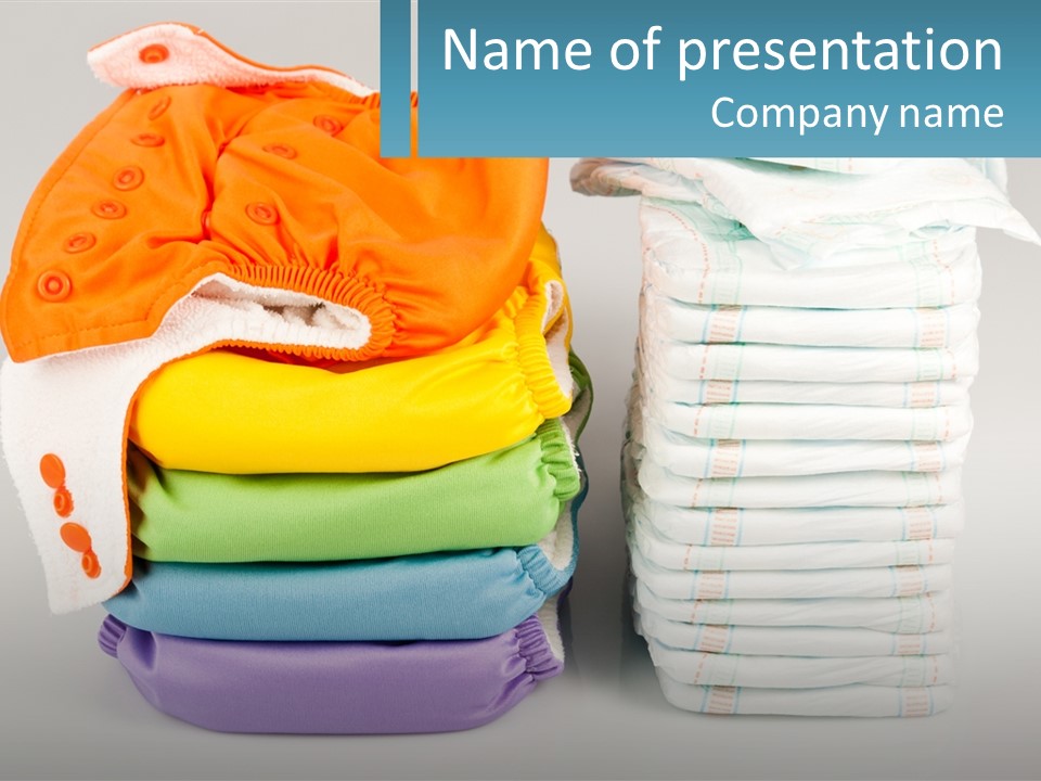 Clothes Stacked PowerPoint Template