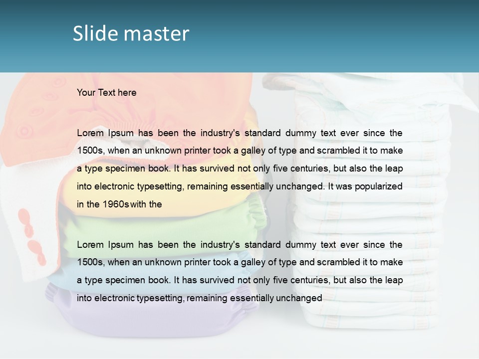 Clothes Stacked PowerPoint Template