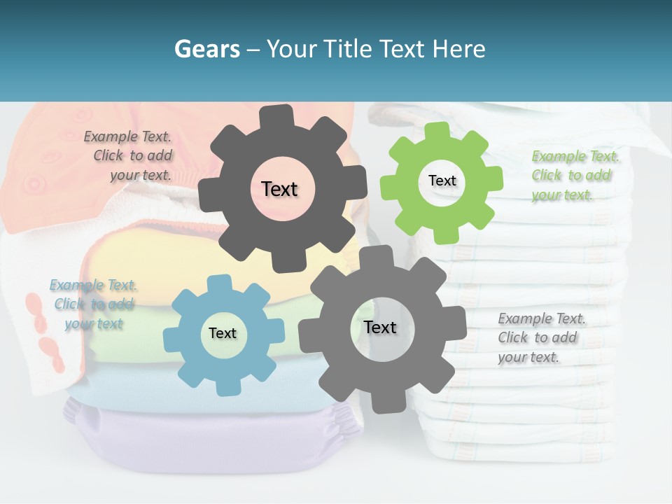 Clothes Stacked PowerPoint Template