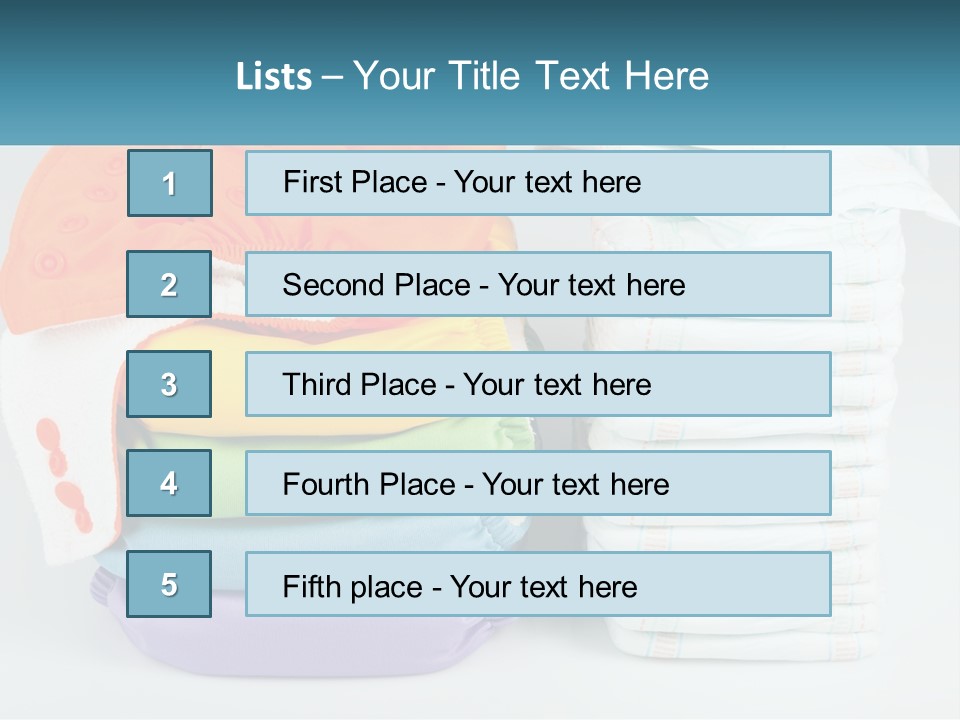 Clothes Stacked PowerPoint Template