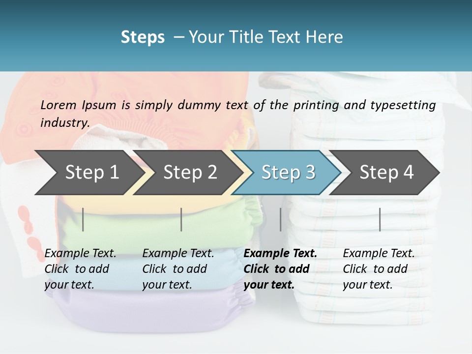 Clothes Stacked PowerPoint Template