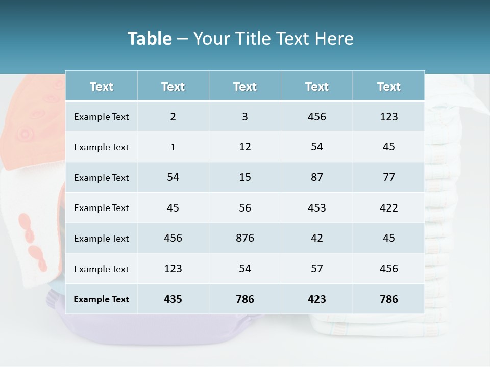 Clothes Stacked PowerPoint Template