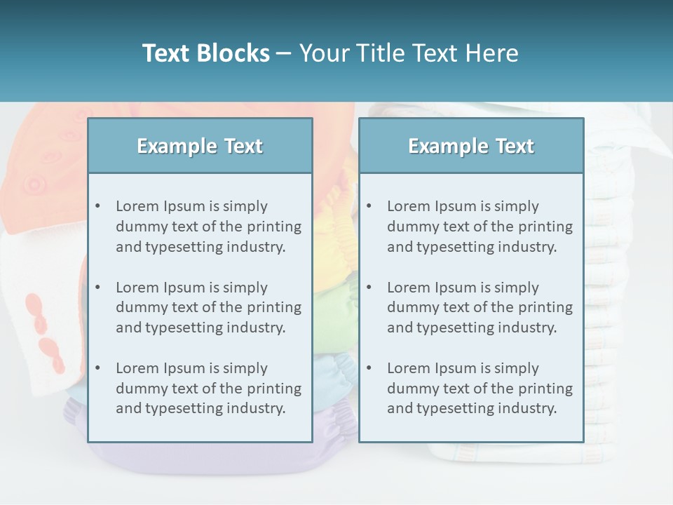 Clothes Stacked PowerPoint Template