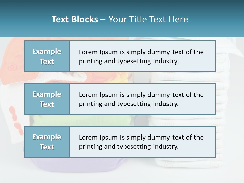 Clothes Stacked PowerPoint Template