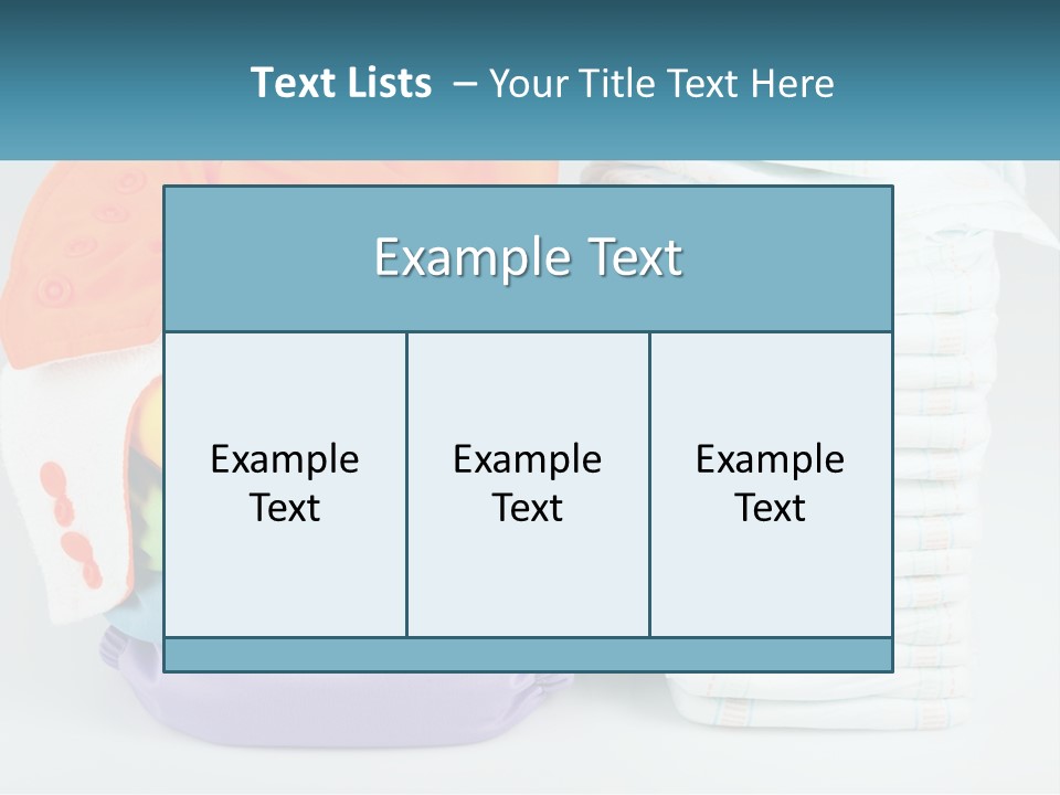 Clothes Stacked PowerPoint Template