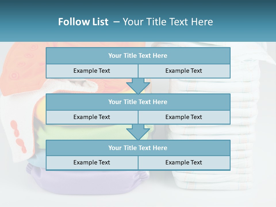 Clothes Stacked PowerPoint Template