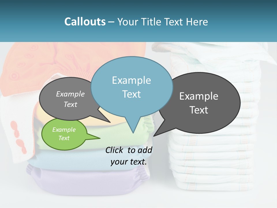 Clothes Stacked PowerPoint Template