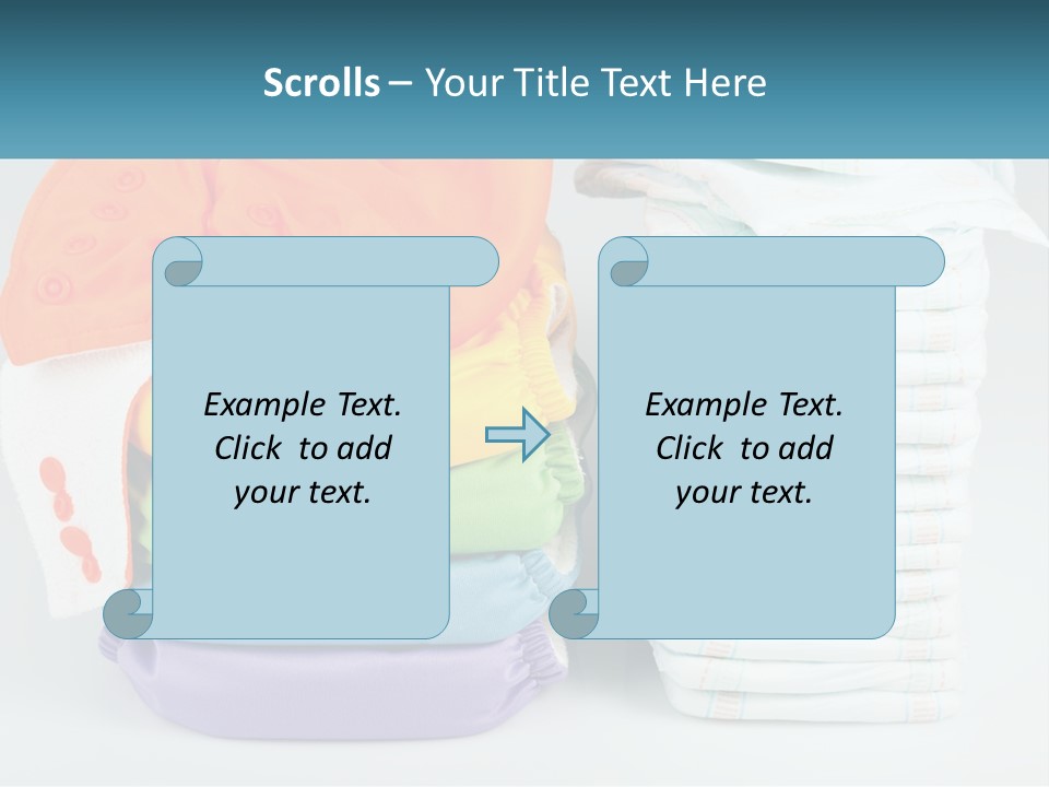Clothes Stacked PowerPoint Template