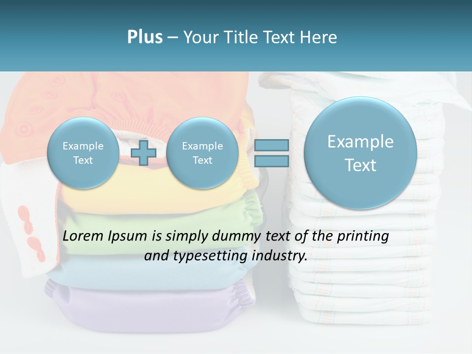 Clothes Stacked PowerPoint Template