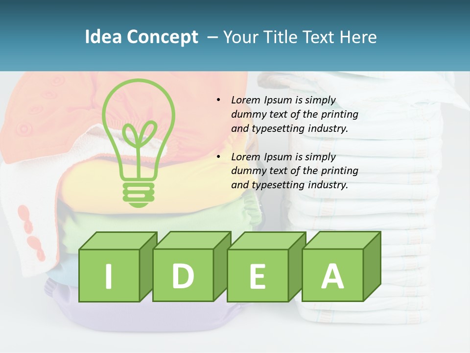 Clothes Stacked PowerPoint Template