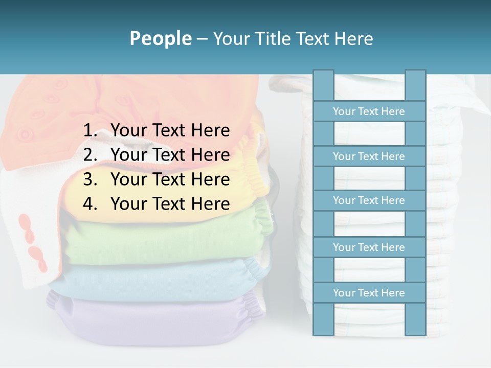 Clothes Stacked PowerPoint Template