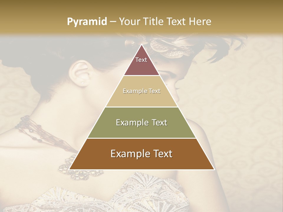 Girl In A Dress PowerPoint Template