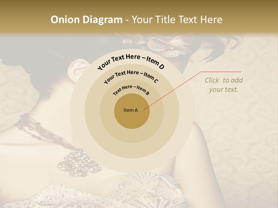 Girl In A Dress PowerPoint Template