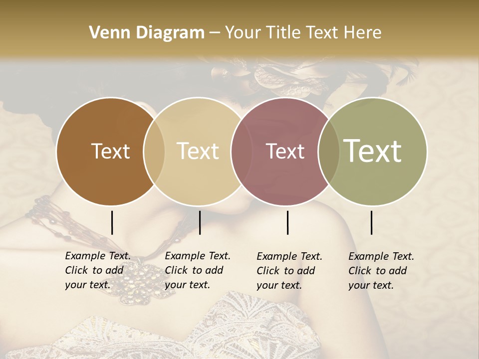 Girl In A Dress PowerPoint Template