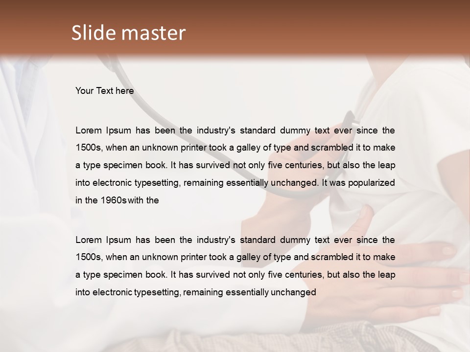 The Doctor Treats The Child PowerPoint Template