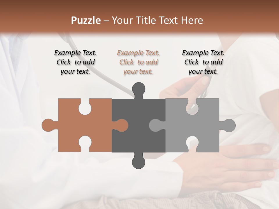 The Doctor Treats The Child PowerPoint Template