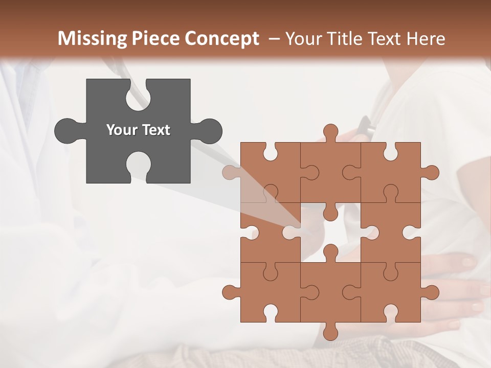 The Doctor Treats The Child PowerPoint Template