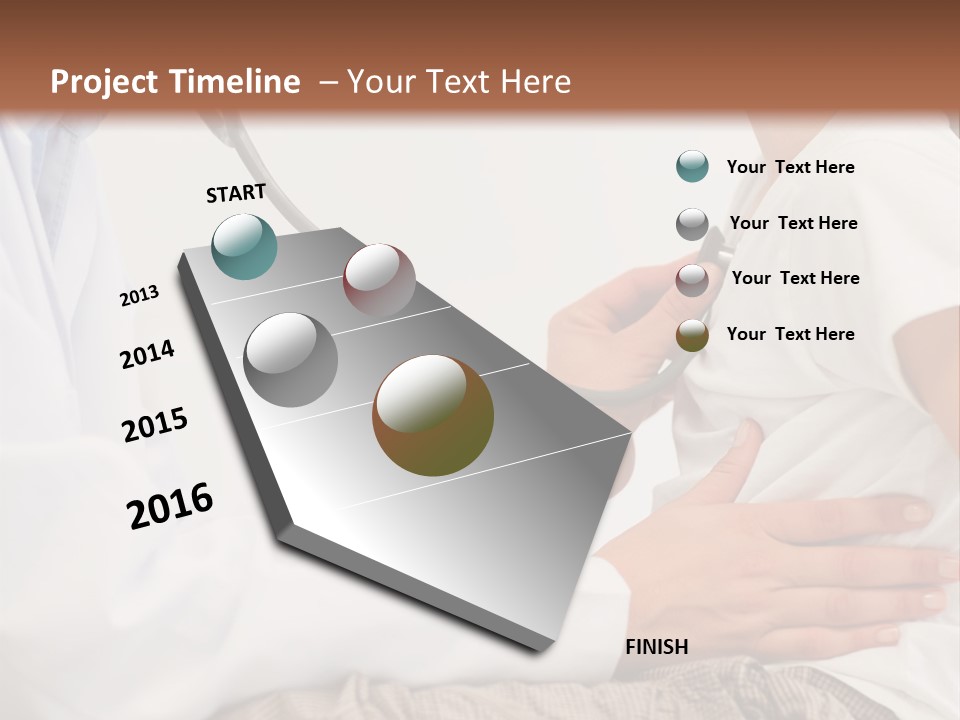 The Doctor Treats The Child PowerPoint Template