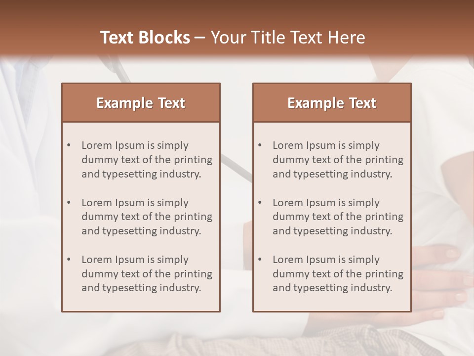 The Doctor Treats The Child PowerPoint Template