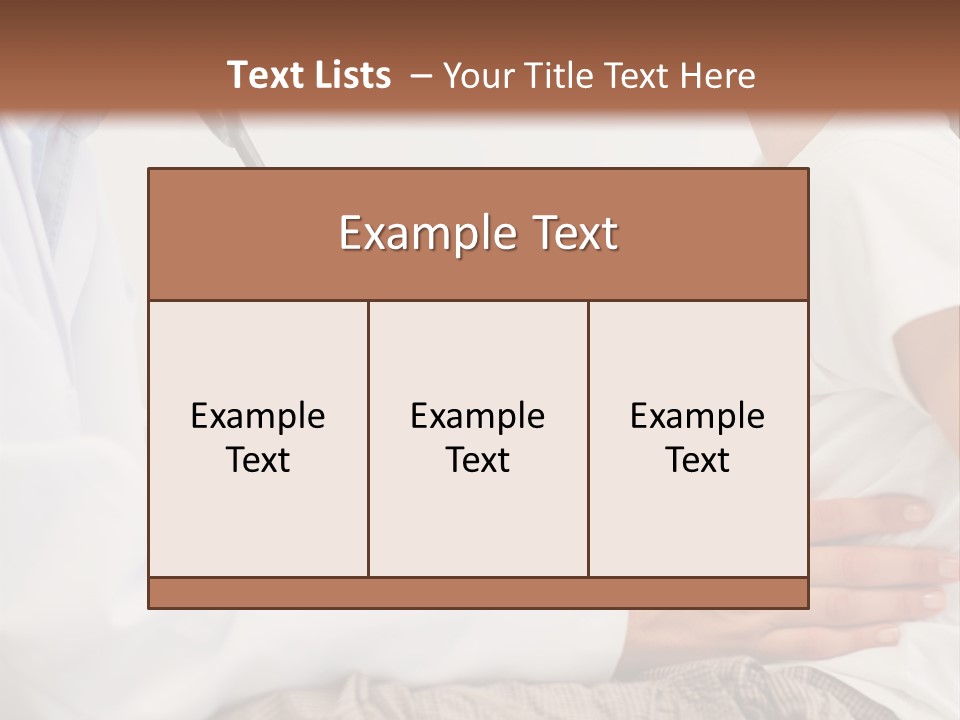 The Doctor Treats The Child PowerPoint Template