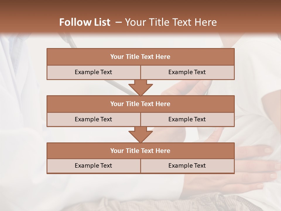 The Doctor Treats The Child PowerPoint Template