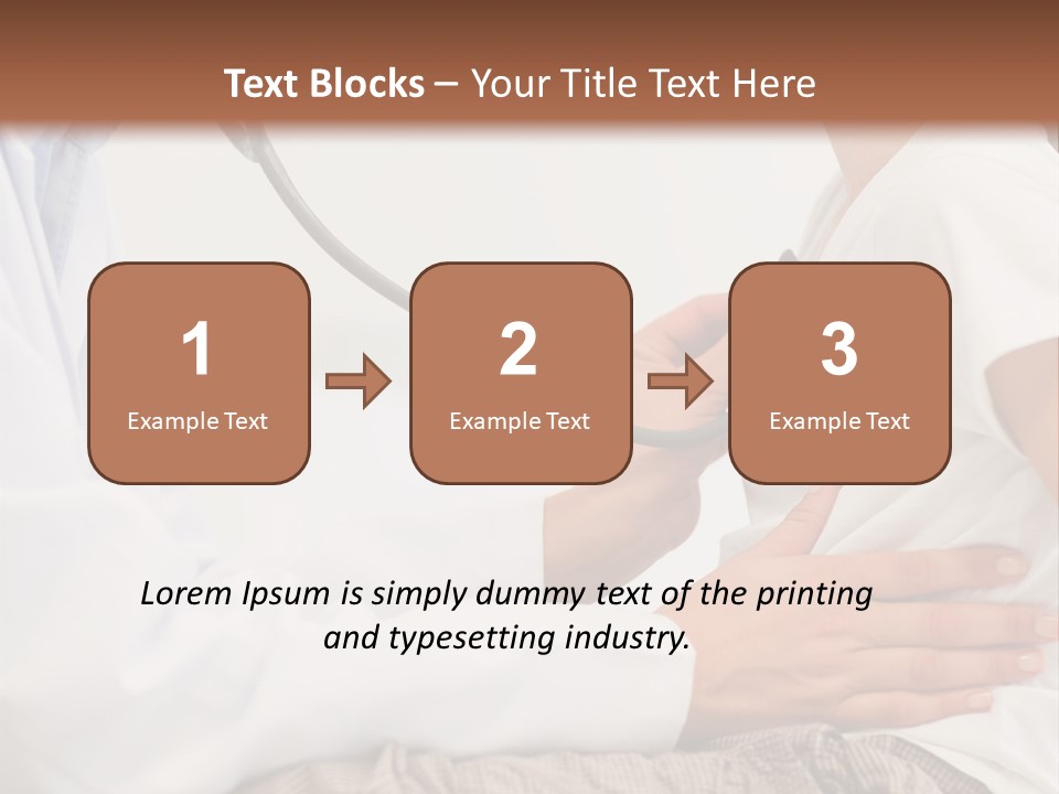 The Doctor Treats The Child PowerPoint Template