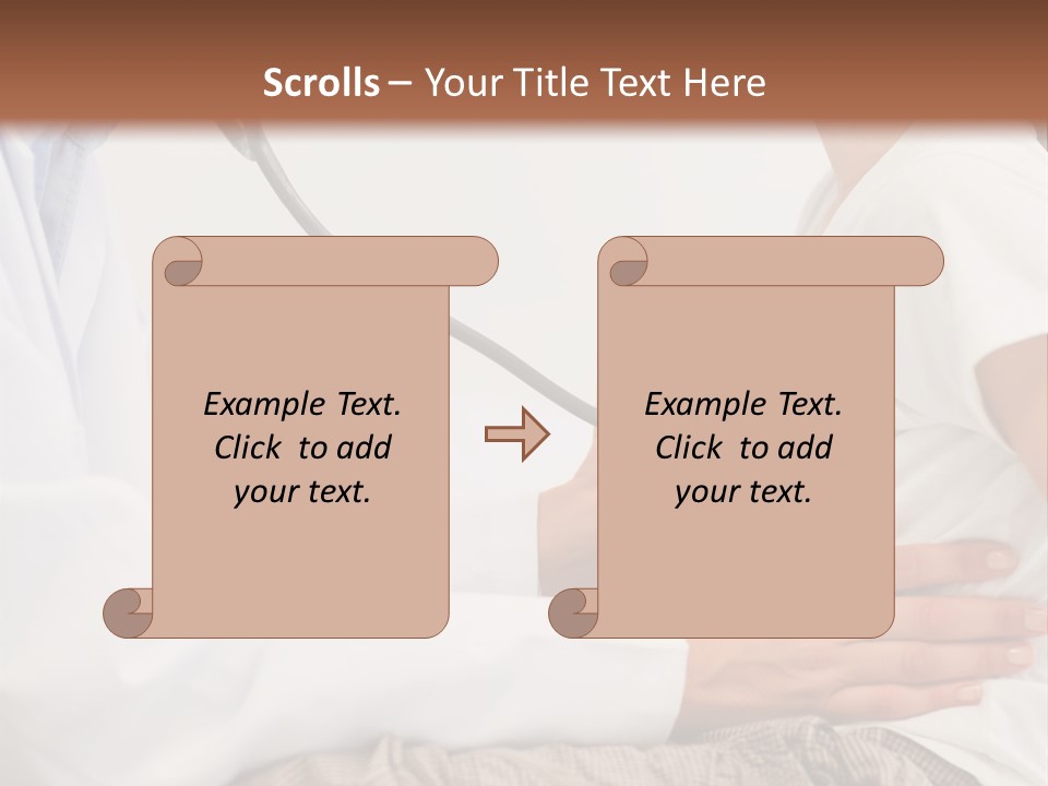 The Doctor Treats The Child PowerPoint Template