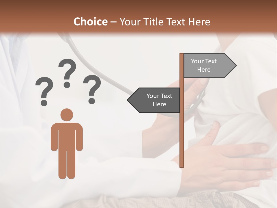 The Doctor Treats The Child PowerPoint Template