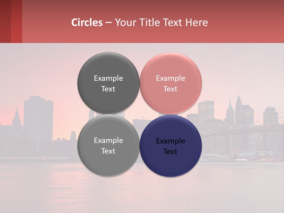 New York City Bridge PowerPoint Template